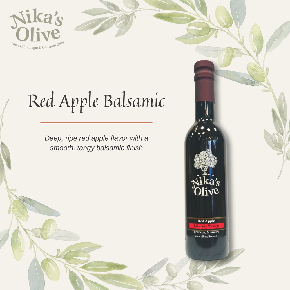 Red Apple Balsamic Vinegar — Nika's Olive | Ultra Premium Olive